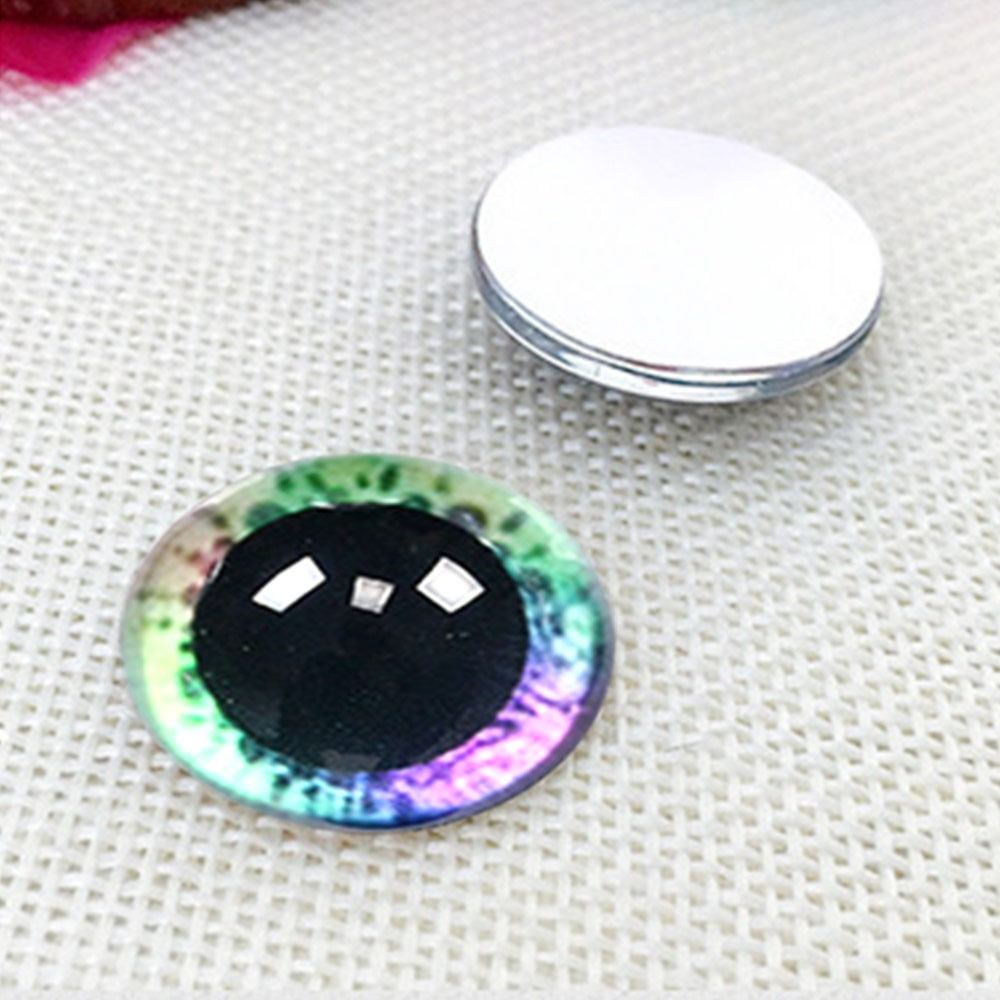 20 Stück/10 Paar Glas-Auge-Cabochon, rund, 6–20 mm, runde Kuppel, Drachenauge, Drachen-Katzenauge, Spielzeug, DIY-Schmuckzubehör, MIX Pupil Eye Cameo