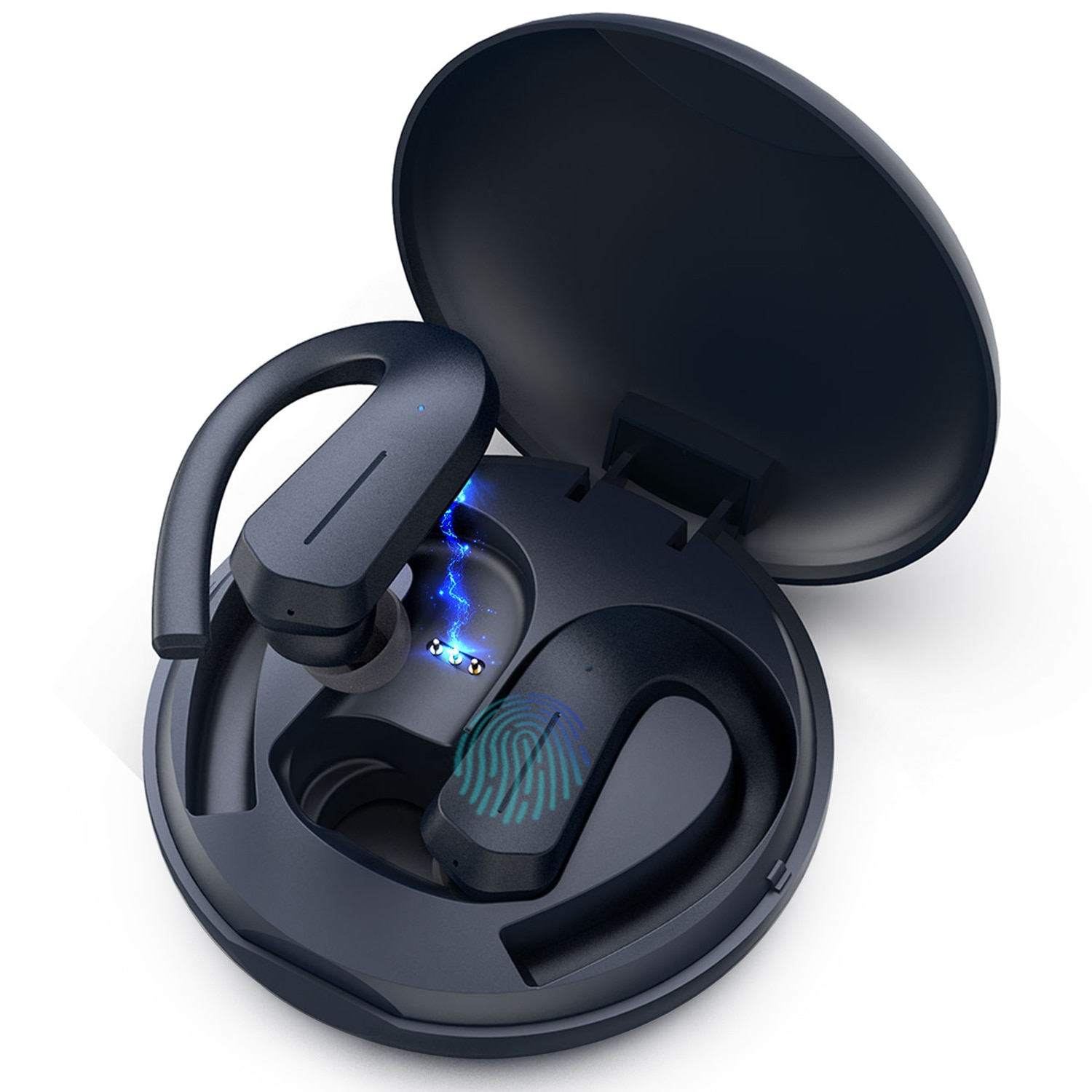 Ggmm  t1 tws bluetooth kuulokkeet urheilu 9d stereo hifi bt  v5.0 langattomat kuulokkeet ipx 7 vesitiivis 36 tunnin peliaika kosketusohjaus