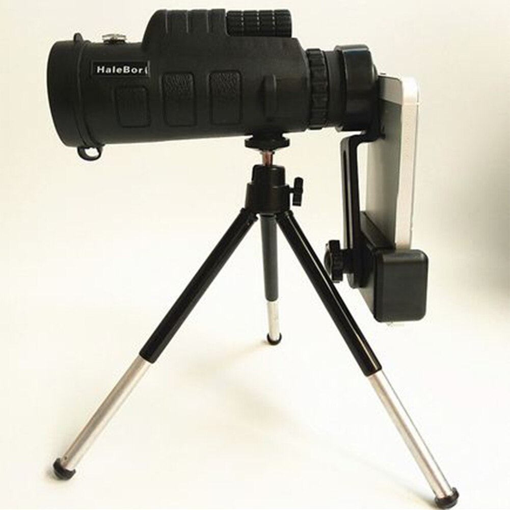 40*60 Zoom Optische Hd Lens Monoculaire Telescoop + Statief + Clip Voor Universal Telefoon