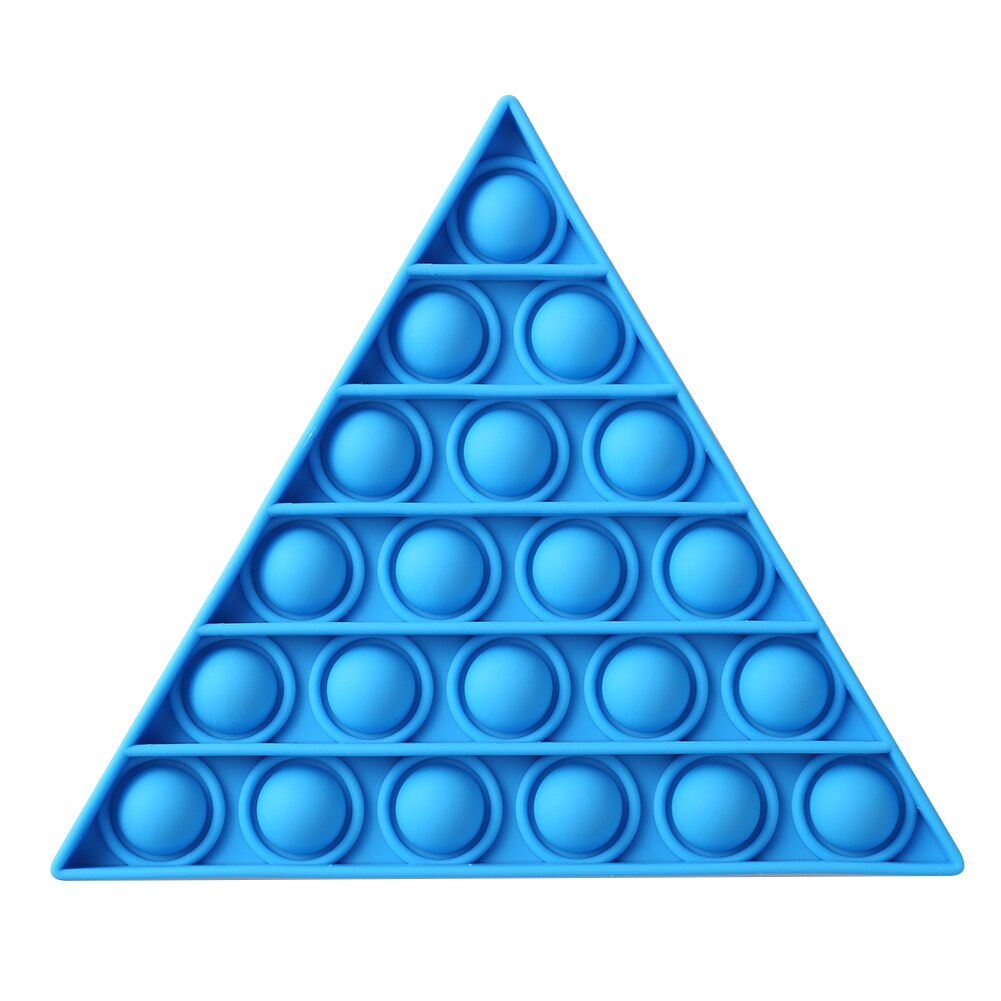 Divertido helado empujar popIt burbuja de juguete divertido lento suave chico descompresión bolas niños adultos alivio del estrés juguete: Azul