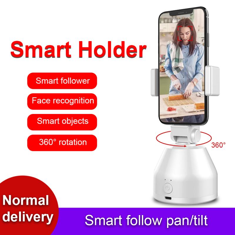 Mobile PTZ smart AI face recognition and real-time tracking mobile phone holder supports PTZ 360​​°Smart steering system