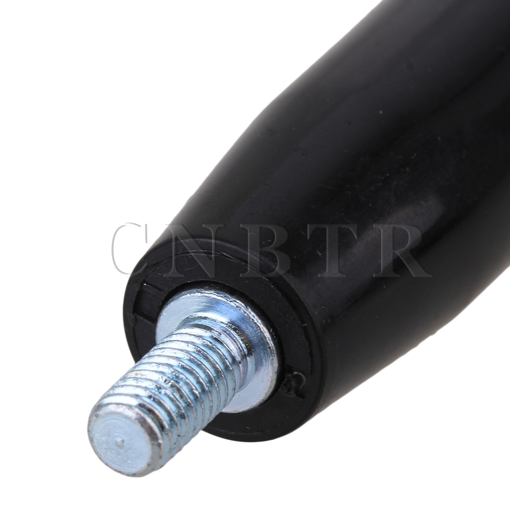 CNBTR 2pcs 7mm Hex Socket Head to 6mm Male Thread Revolving Handle Grip Black Cover