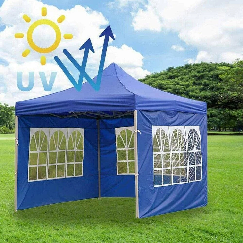 Tuinhuisje Side Panel Tent Accessoires Duurzaam Zijwand Anti-Uv Oxford Doek Regendicht Waterdichte Tuin Schaduw Onderdak 3x2m