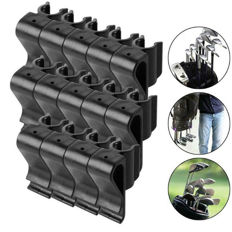 14Pcs Golf Club Clip Op Klem Houder Stand Organizer Club Aid Tool Bag Clip Voor Golfbal Mark Training aids Golf Accessoires