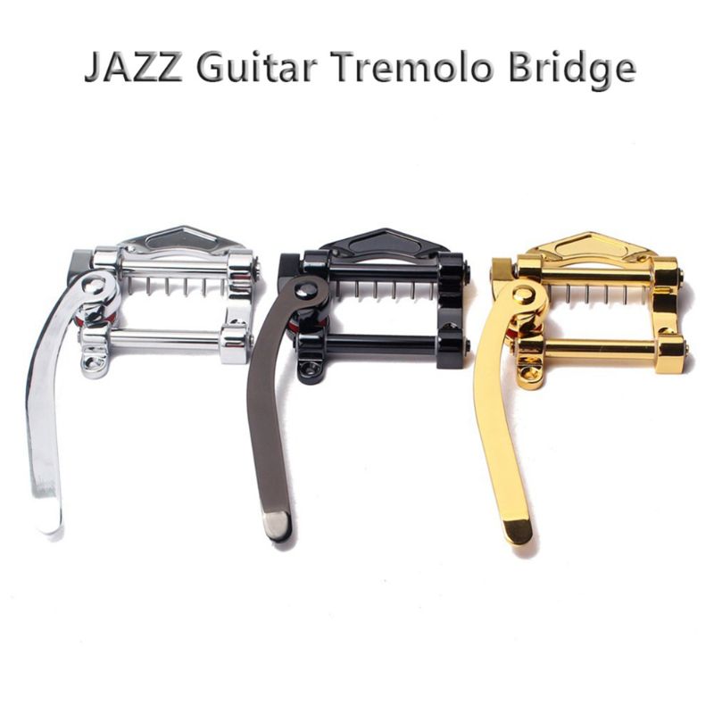 Guitar tremolo enhed vibrato bridge vibrato tailpiece til jazz elektrisk guitar
