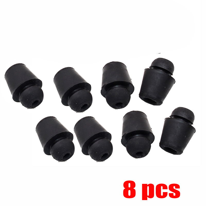 Amortiguador de puerta de coche, Protector de goma, junta absorbente de golpes para puerta/maletero, almohadillas de goma, pegatina amortiguadora para puerta de coche: Gris oscuro