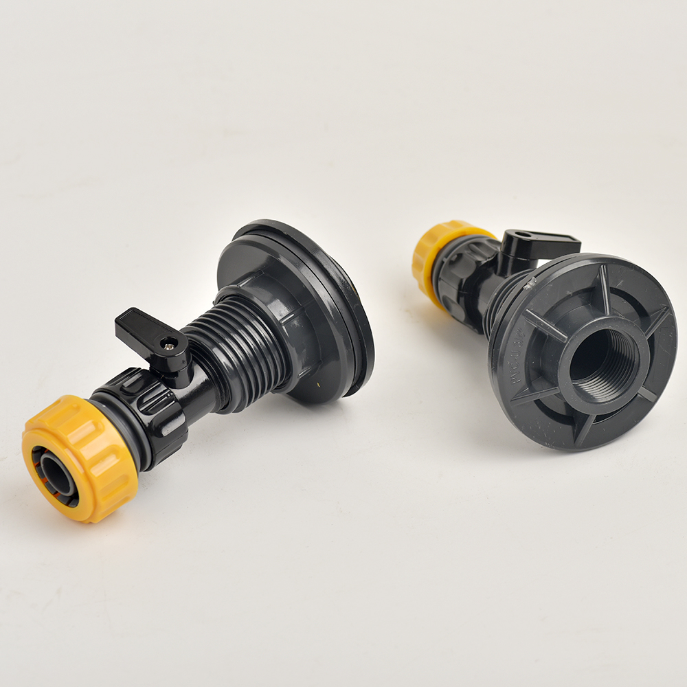 Kit Rubinetti Per Canna Da Pioggia Sourcing Map – 2 Set In Plastica Con Raccordo 3/4 GHT, Adattatore E Nastro Sigillante