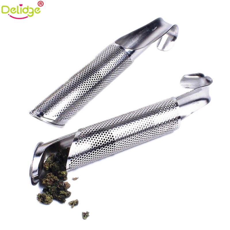 Delidge 1 Pc Rvs Theezeefje Rose Puer Zetgroep Filter Pijp Thee Lepel Zetgroep DIY Brouwen Thee Houder theewaar