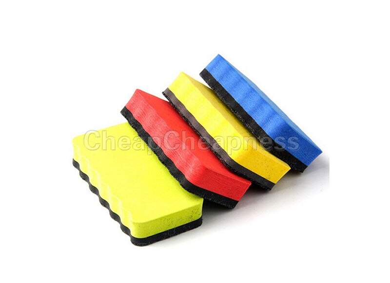 1 st magnetiska vita brädor tavla suddgummi torka torka markör renare ritning utkast suddgummi kontor skolmaterial