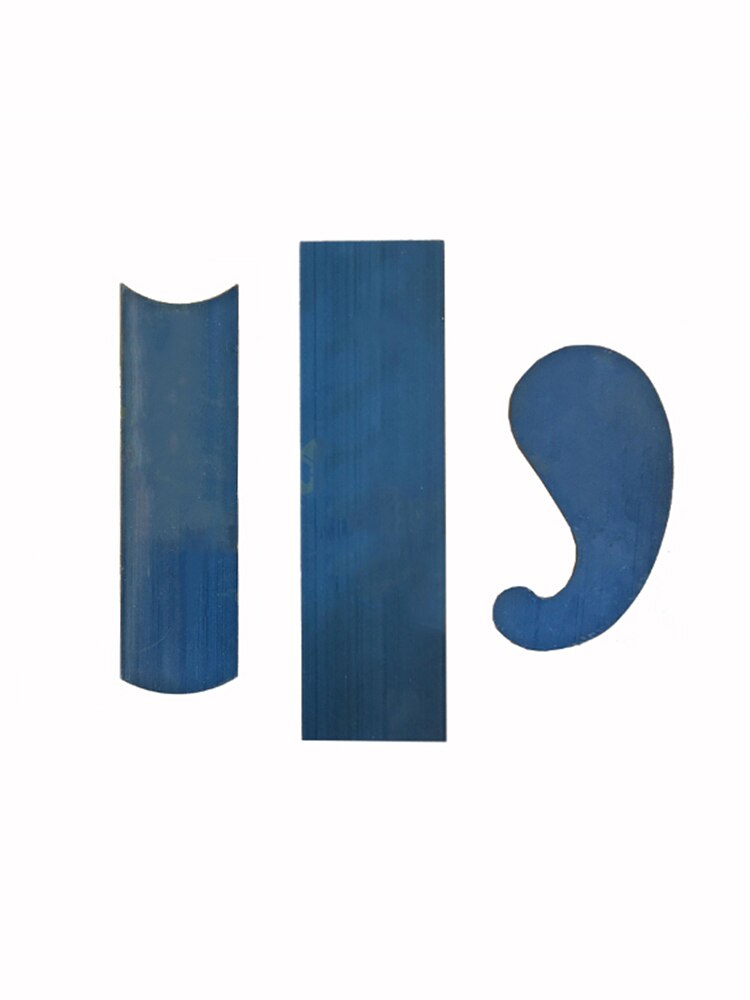 Blue Curved Cabinet Scraper Woodworking Card Scraper Set Rectangle Scraping Bevel knife Smooth Wood Deburring Carpentry Tools: 3pcs