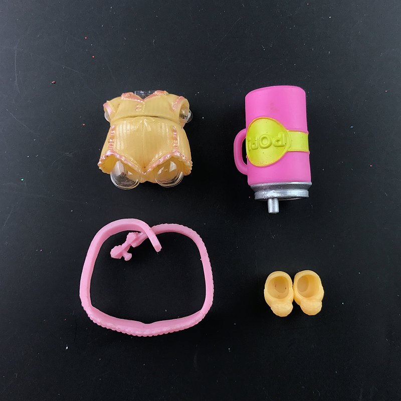 A set of original LoLs doll clothes, glasses, bottles, shoes accessories for LOLs accessories