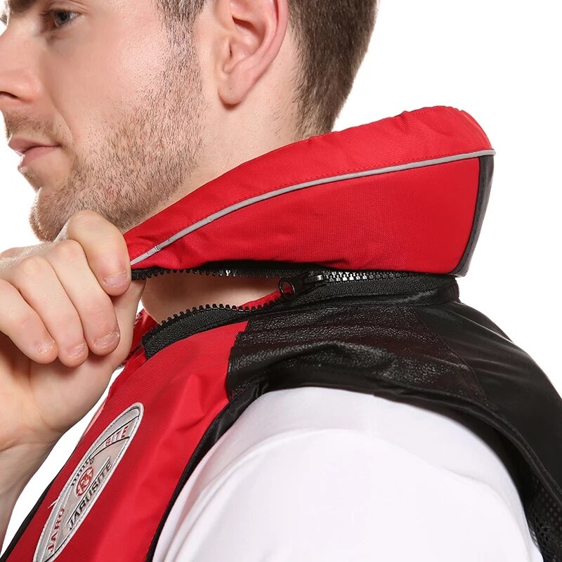 Large Buoyancy Fly Fishing Vest Pack for Men/Women with Pockets Photography Outdoor Multi-function Portable Life Jacket