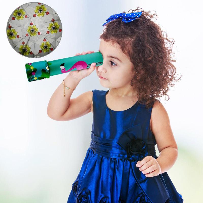 15/20cm Kaleidoscopes Kids Toys Scalable Extended Rotation Adjustable Kaleidoscope Fancy Color World Educational Toys For Child