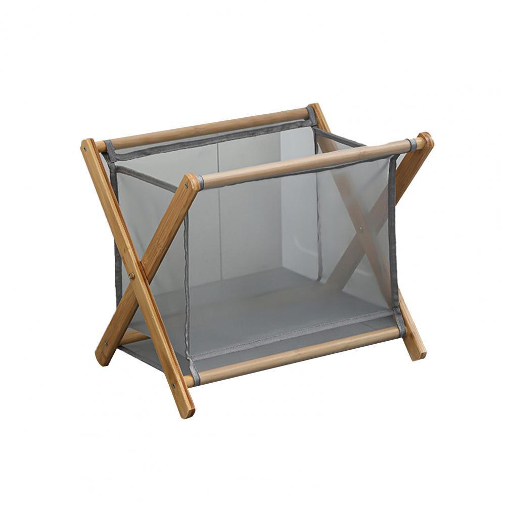 Clothes Basket Space-saving Multifunctional Laundry Basket Fabric Laundry Basket: Light Grey / L