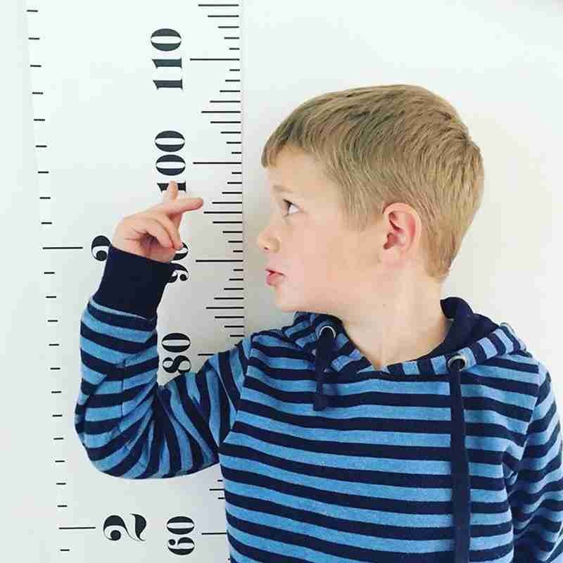 Skandinavisk stil baby barn barn höjd linjal tillväxt storlekstabell höjd mät linjal väggdekal för rum heminredning ins