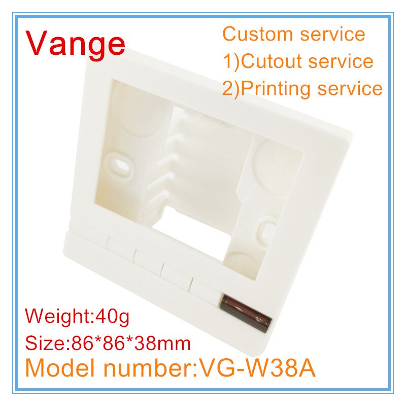 1pcs/lot electronic control box 86*86*26mm wall mount ABS plastic housing enclosure case