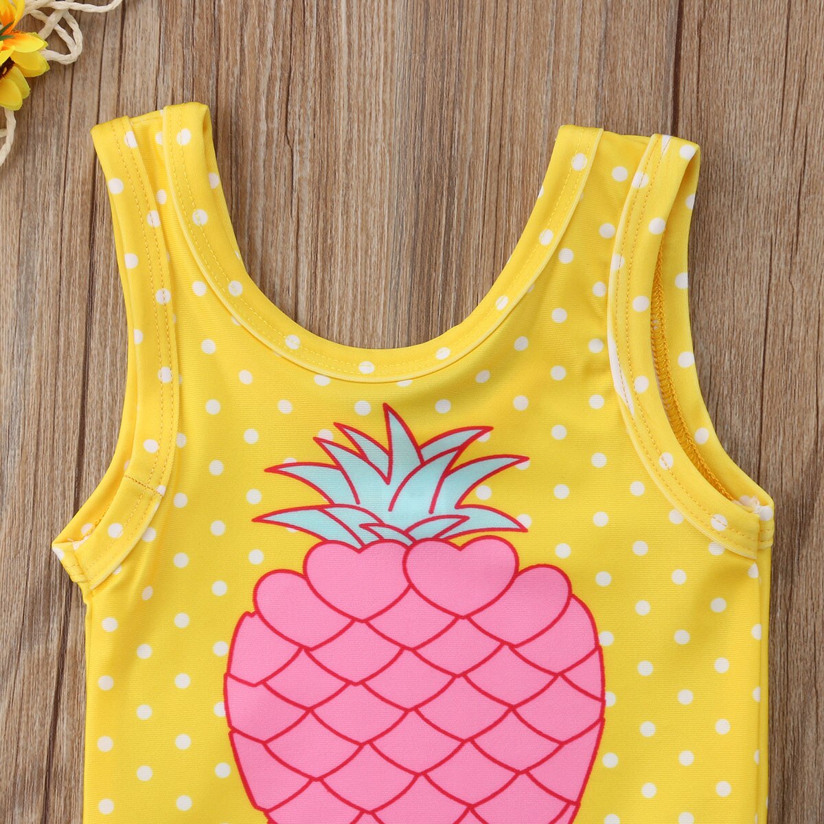 Enfants Bébé Filles Maillot De Bain Ananas Patron Point Maillots De Bain Maillots de Bain Maillot de bain Maillot de Bain