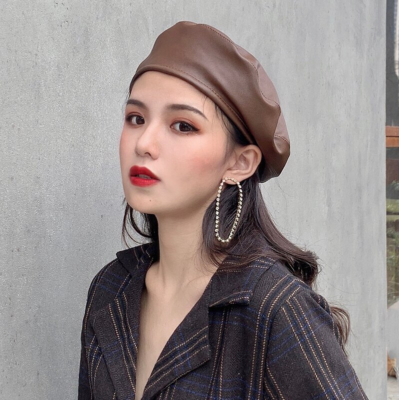 women hats berets caps for women ladies hats leather hat women hats beret hat