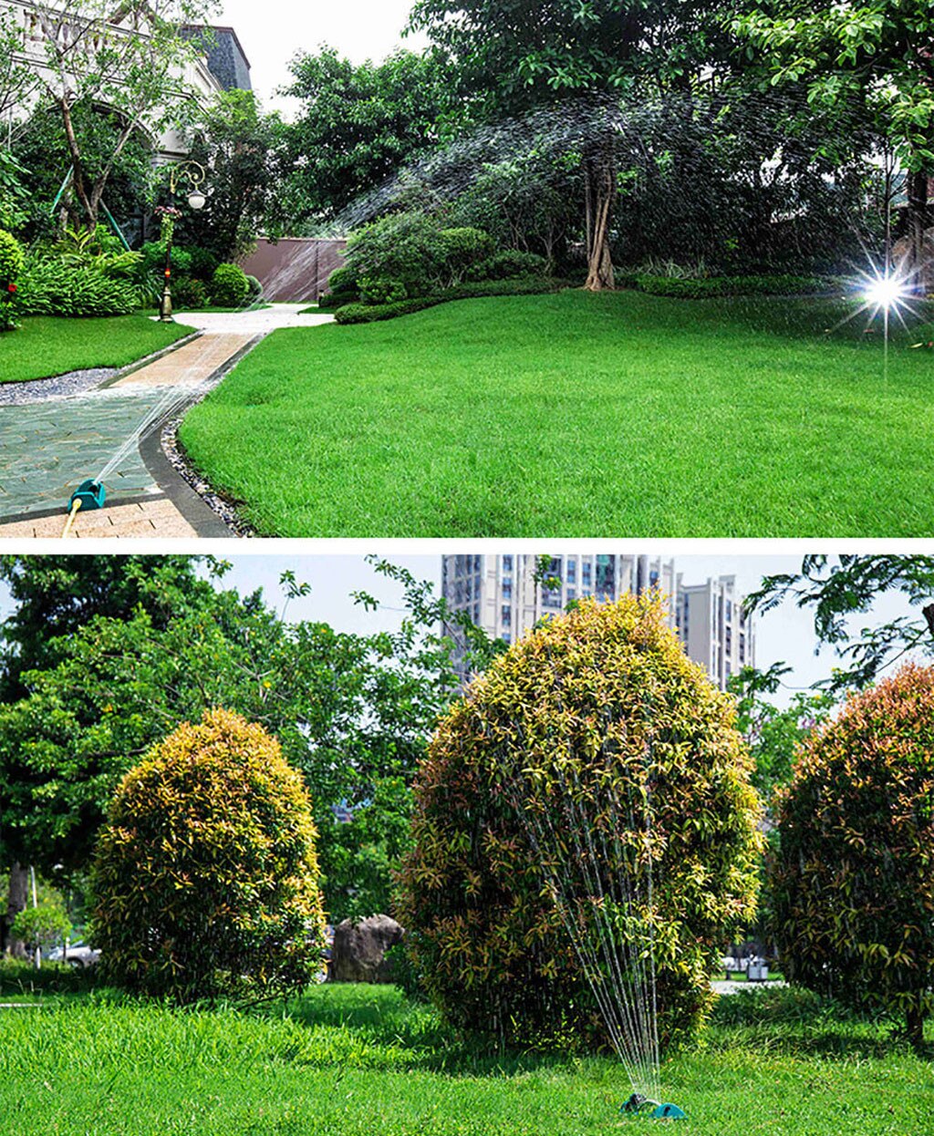 Oscillating Sprinklers Lawn Irrigation Adjustable Spray Hose End Sprinklers Watering Accessories Garden Irrigation Tools