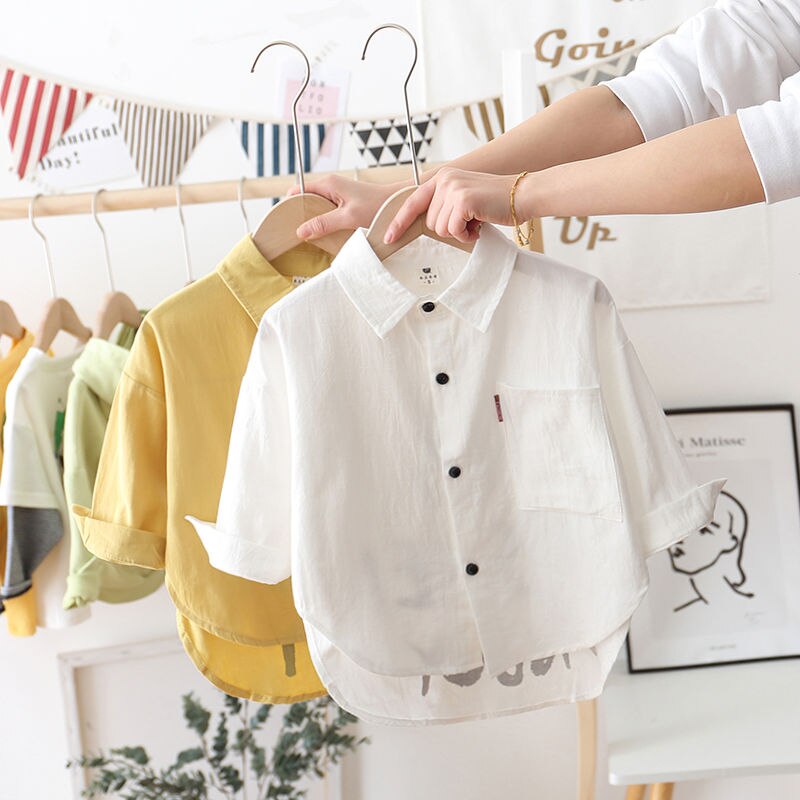 Chemise à manches longues pour bébés garçons, en coton, avec lettres imprimées, vêtements pour enfants, printemps automne