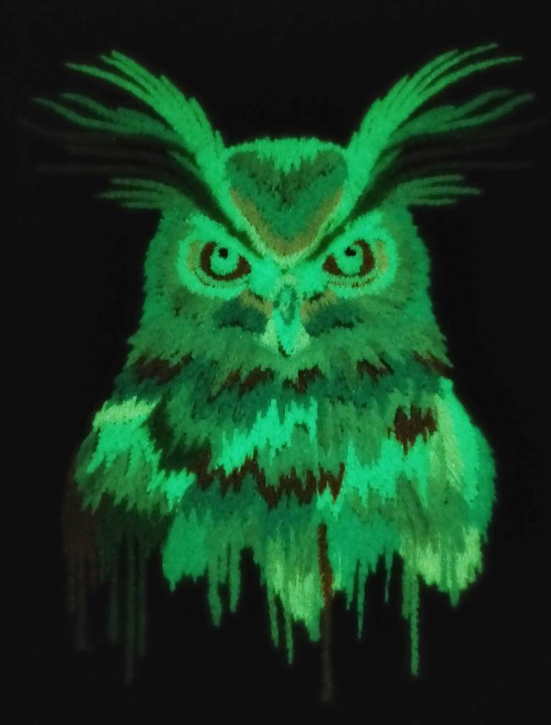 Sanbest Luminous Embroidery Thread Glow In The Dark 800 Meters 150D/2 Polyester Sewing DIY Handmade Cross Stitch Thread TH00057