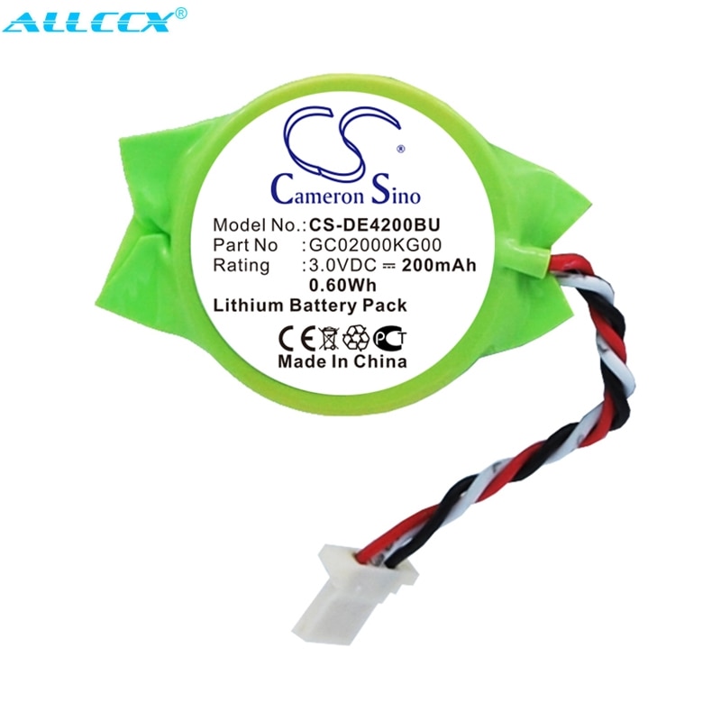 Cameron Sino 200mAh Battery GC02000KG00 for DELL Latitude E4200, Latitude E4300