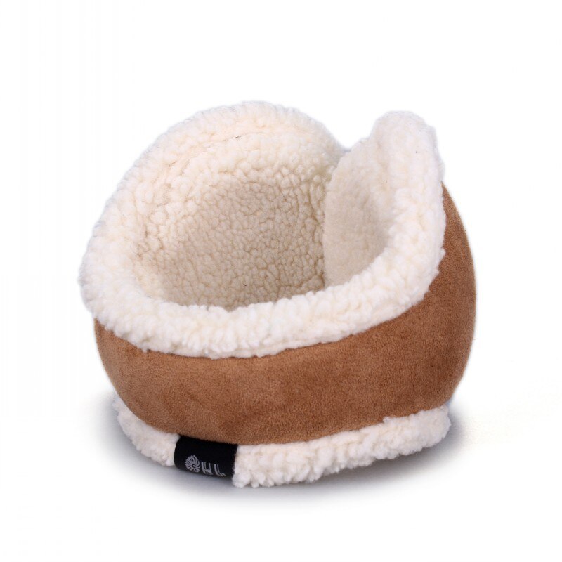 Mocka öronskydd unisex lammull varmare öronskydd varma öronkåpor täcka öronvärmare öronkåpor öronklapp varmare flickor vinter öron