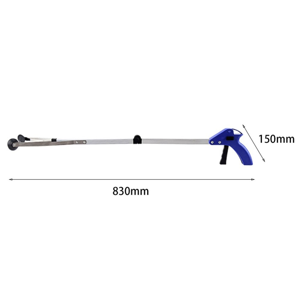 82cm Opvouwbare Vuilnis Pick Up Tool Grabber Reacher Stok Bereiken Grijpen Klauw Grijper Breiden Bereiken Schoonmaken Tool Tuin School