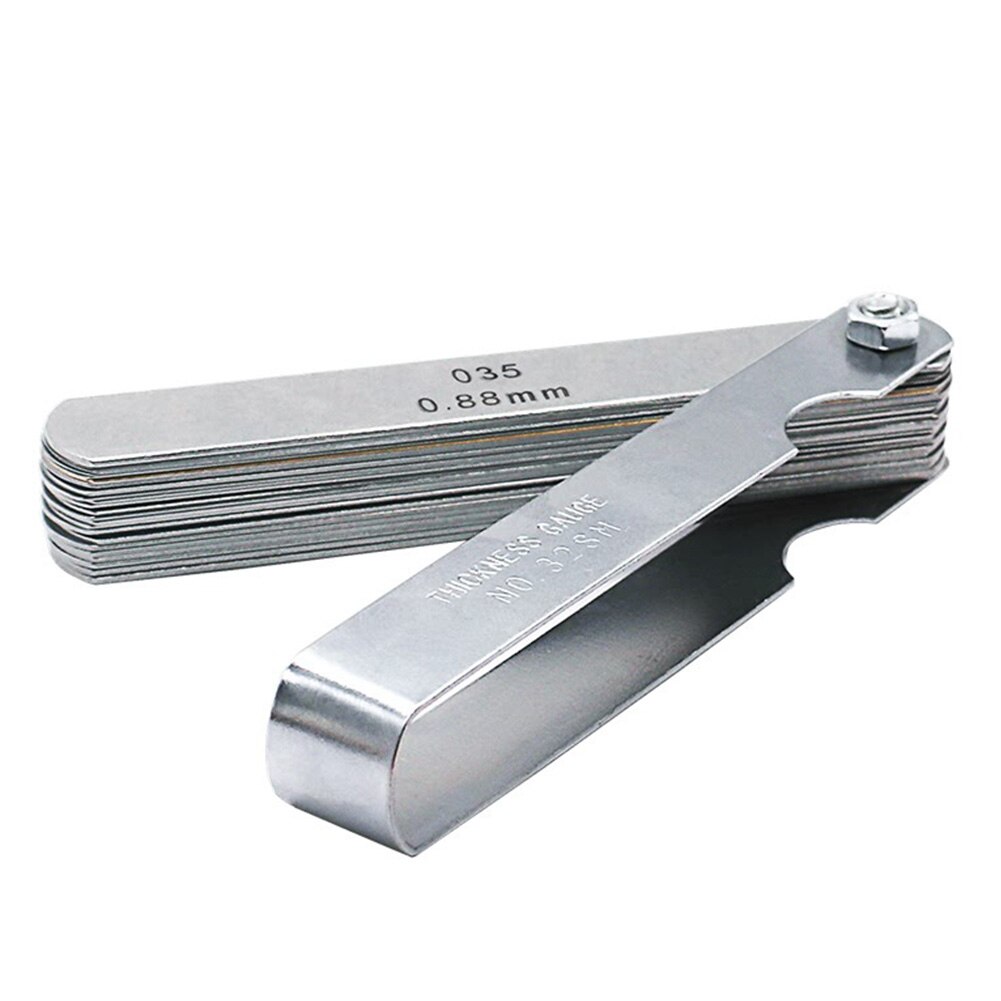 32 Blade Feeler Gauge Imperial Spark Dual Marked Hand Tools Rangefinder Garden Plug Home Metric