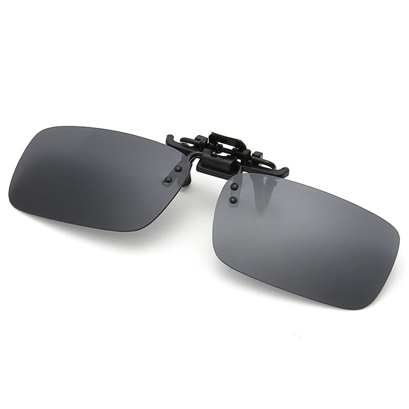Sterke-Toyers Zonnebril Clip op Zonnebril Brillen Zonnebril Drive Bril Bril Grey Nachtzicht met zachte doos