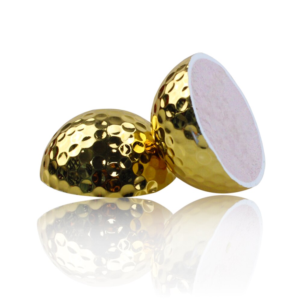 1 Pcs Plated Gouden Kleur oefen Golfballen Training