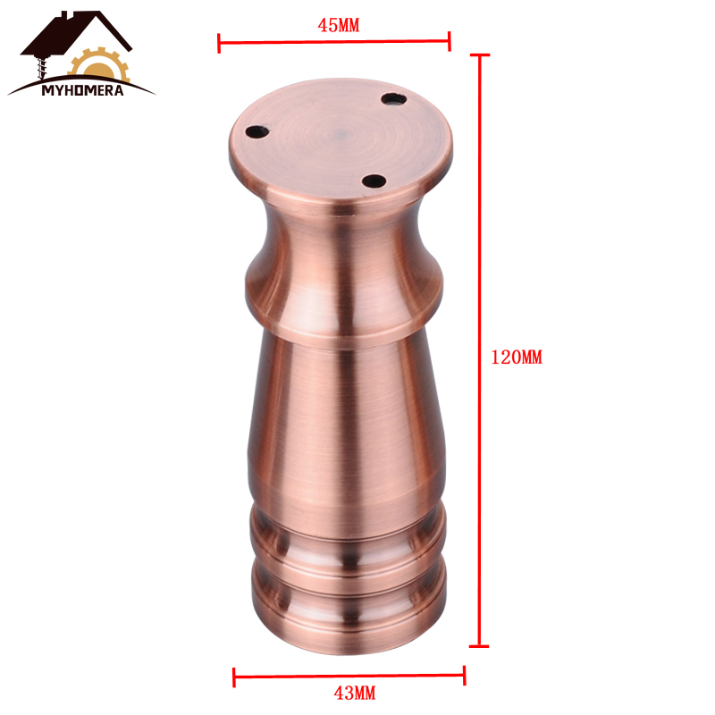 Myhomera 80mm-150mm Möbel Füße Bein Einstellbare Schrank Sofa Beine Aluminium Schrank Kaffee Tee Tisch Schlecht Schutzhülle fuß: Farbe C 120mm
