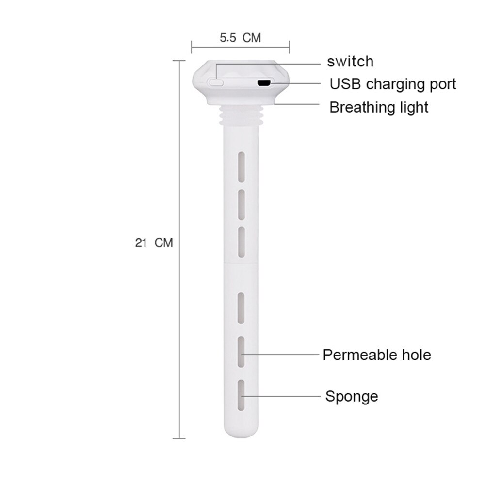 USB Tragbare Luftbefeuchter Diamant Flasche Aroma Diffusor Nebel-hersteller Für Heimat Sekretariat Befeuchtung Abnehmbare