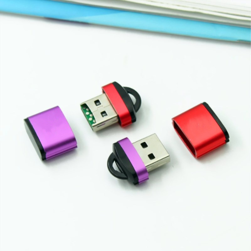 PC Laptop Accessoires Plastic Deksel Telefoon Camera Micro SD TF Geheugenkaart High Speed Mini USB 2.0 Kaartlezer