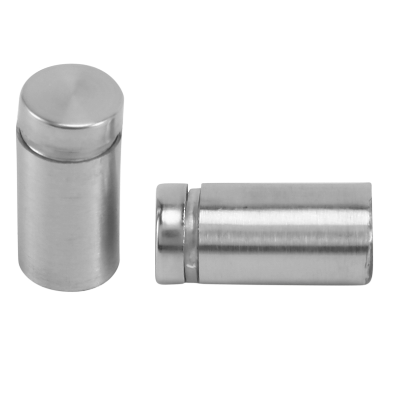 50 paczki podpisać Standoff śruby Reklama śruby nierdzewny stal ściana Standoff wierzchowce szkło akryl gwóźdź dla szkło grafika oraz S