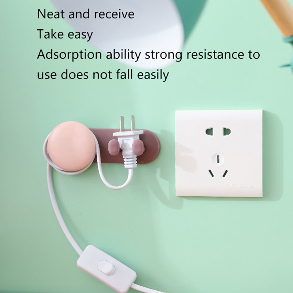 Naadloze Punch Gratis Plug Sticker Houder Muur Fixer Power Strip Houders Opslag Sockets Muur Houders Plank Stand Houder Plug Haak