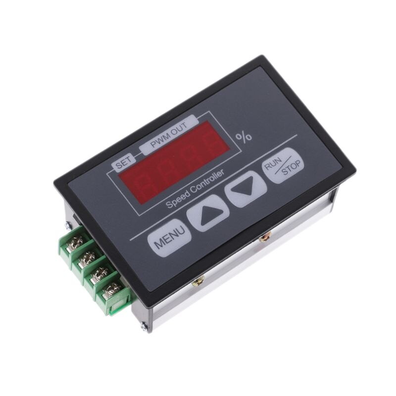 6-60V Pwm Dc Motor Speed Controller Met Digitale Display Knop Gouverneur