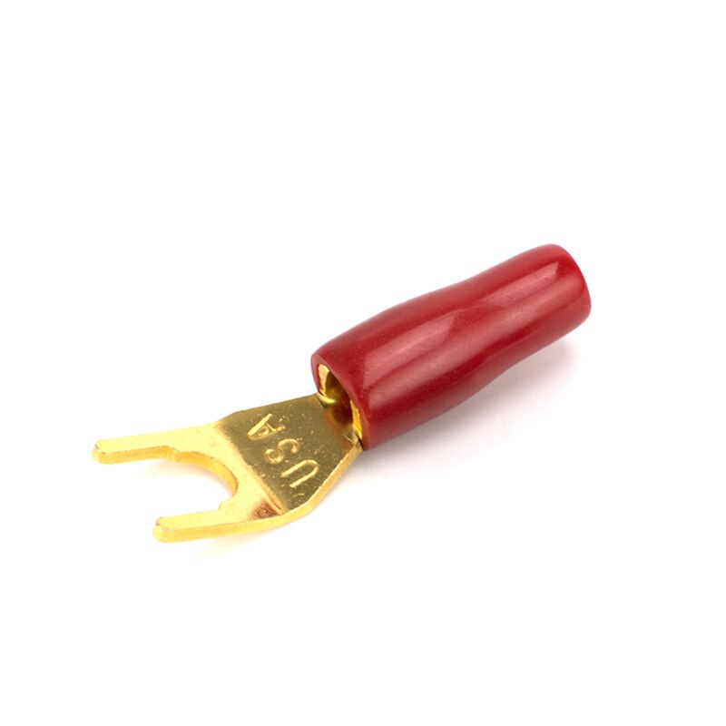 YARCHONN Y Spade Plugs Speaker Connectors Gold Plated Barrier U Fork
