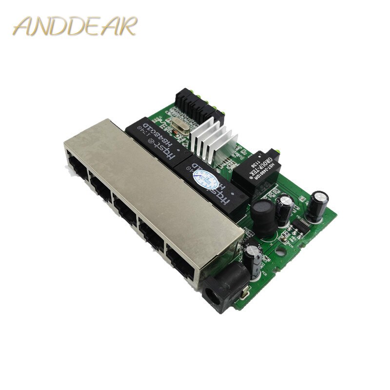 OEM 5 Port Gigabit Ethernet Switch module network switches module 10/100/1000mbps US EU plug switch lan combo
