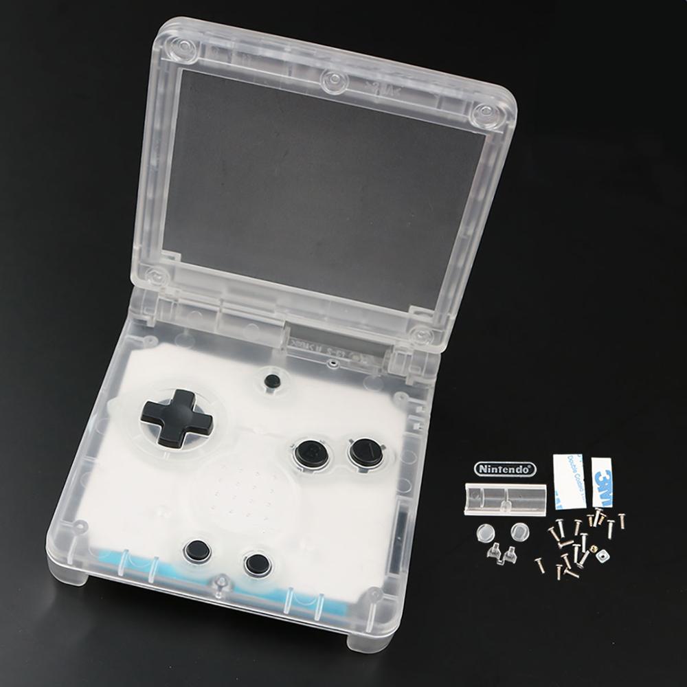 JCD 12Color Transparent Clear Color For GBA SP Replacement Housing Shell Cover Case For Nintendo GameBoy Advance SP