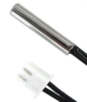 Sensor de temperatura NTC a prueba de agua 20K B3950 1% precisión termistor NTC 20K B3950 1% NTC20K-3950 de controlador de temperatura negativa