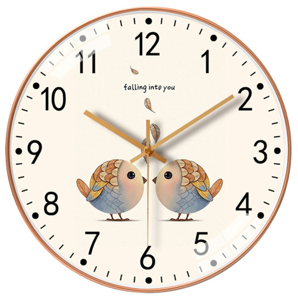 Modern Large Wall Clock 10 Inch Quartz Clocks Round Silent Watches Living Room Home Decor Horloge for Classroom