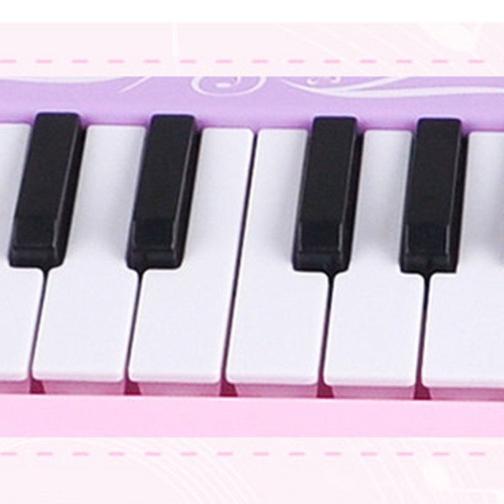 Børn s 37 nøgler elektronisk tastatur klaver orgel legetøjssæt mikrofon musik leg børn pædagogisk til fødselsdag