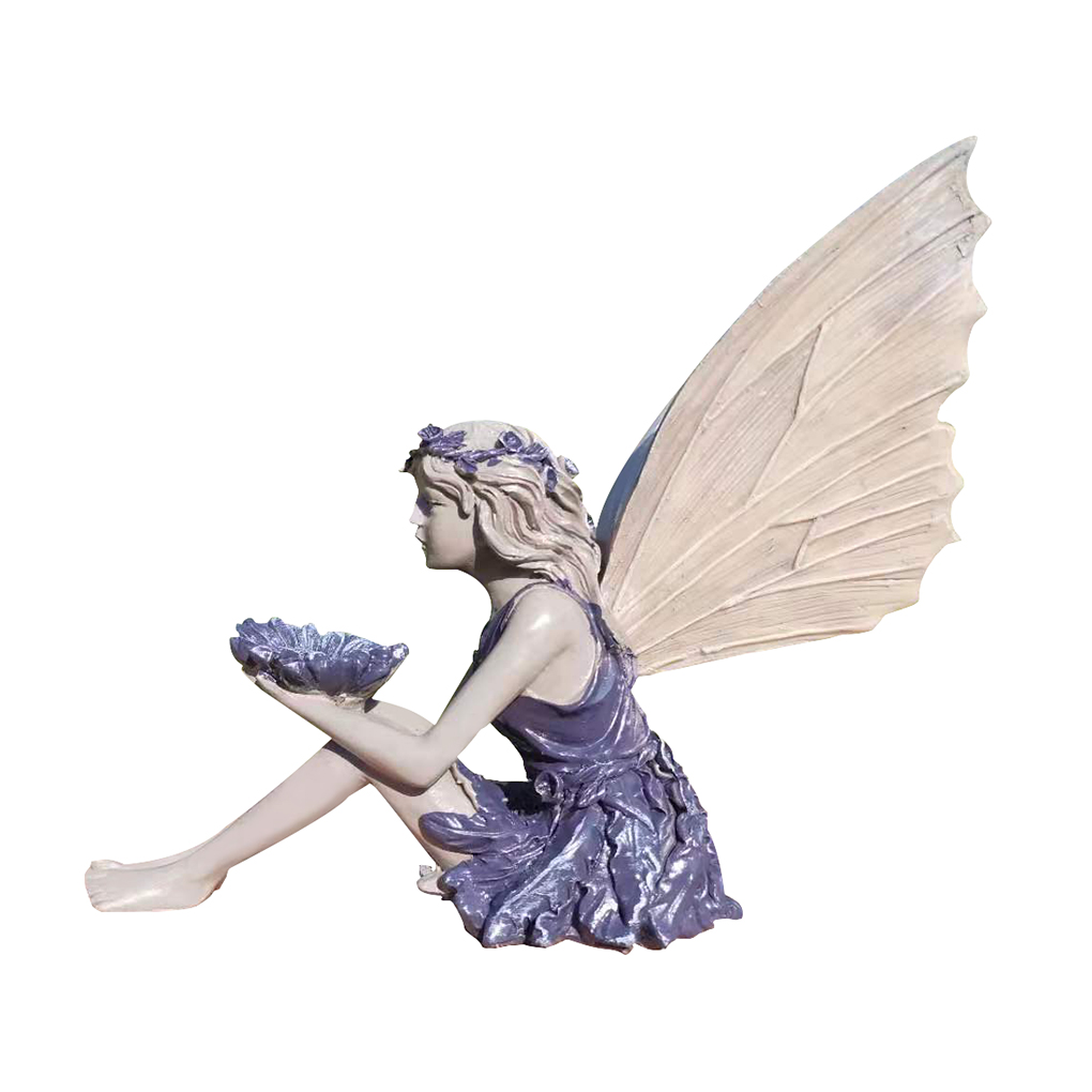 Engel Statue Tischuhr Von Perfeclan - Weiße Harz-Uhr Mit Cherub-Figuren Für Zuhause