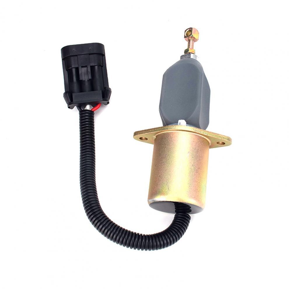 Fuel Shut Off Solenoid Durable Replacement Metal SA-4981-12 3931570 3800723 5016244AA Solenoid Valve Metal for Dodge Cummins