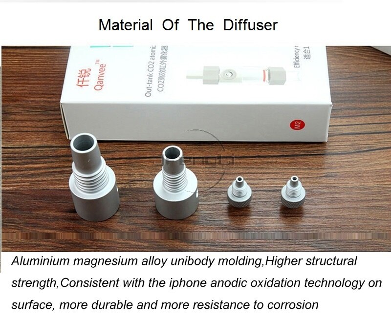 Qanvee CO2 Diffuser Verstuiver Systeem Extenrnal Diffuser Voor Plant Aquarium Tank CO2 Verstuiver Systeem Diffuser Reactor