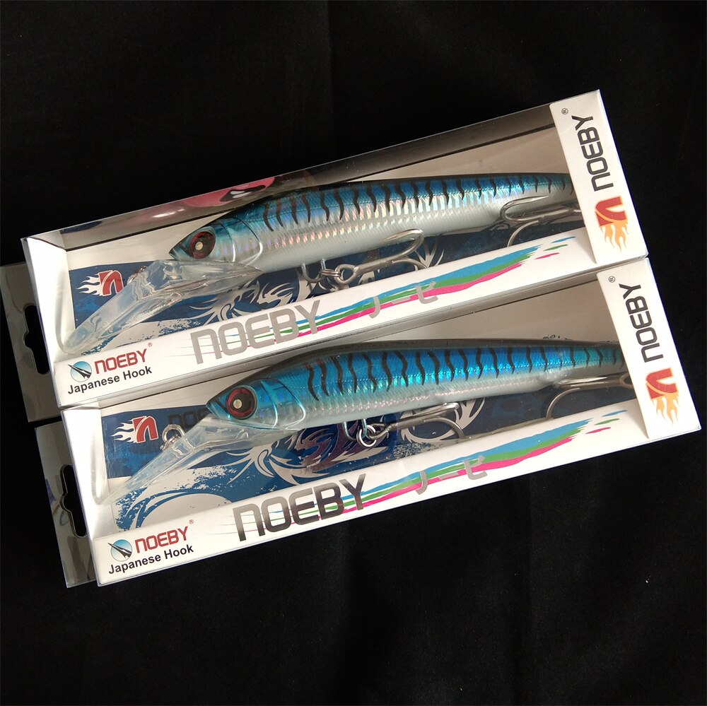 Leurre De Traîne Noeby Minnow 14cm 44g - Couleur Mulet - Nage 0 à 7m - NEUF