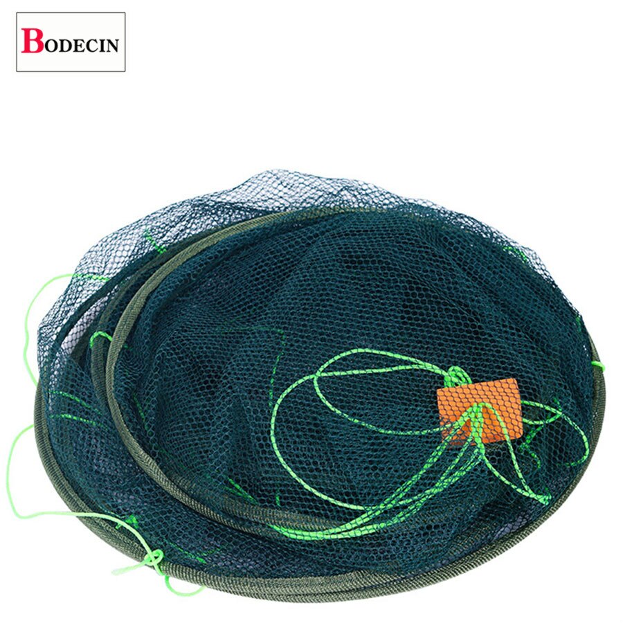 Foldable Fishing/Landing/Cast Net Nylon Shrimp Crab Bait Mesh For Fish Trap/Cage Crayfish Catcher Folding Casting Network