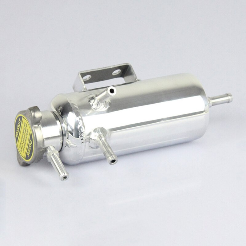 Universal Car Engine Radiator Cooling Water Aluminum Catch Can Coolant Tank Bottle Reservoir