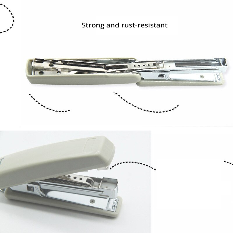 Metal stapler Durable paper bind machine School&office supplies 1000 PCS/Box staples (1cm size)